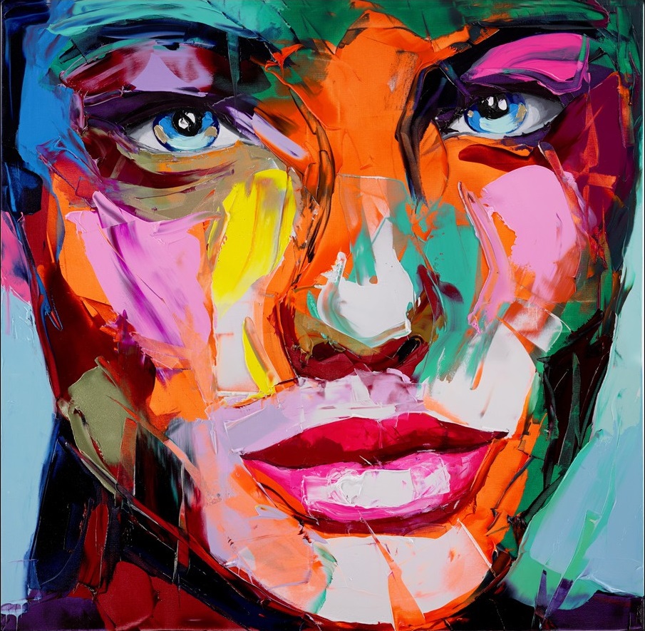 Francoise Nielly Portrait Palette Painting Expression Face202
